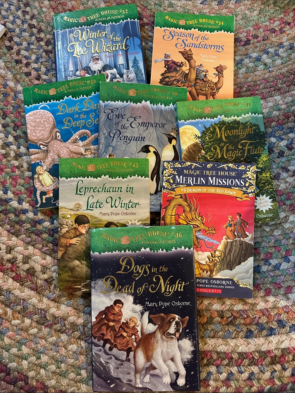 Magic Tree House Merlin Missions 8 Book Lot 2 Hardcover Mary Pope Osborne